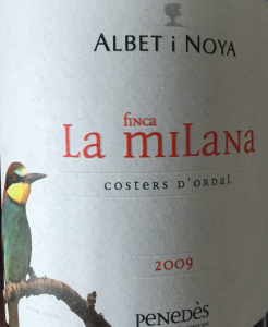 Albet i Noya Finca La Milana 2009 organic