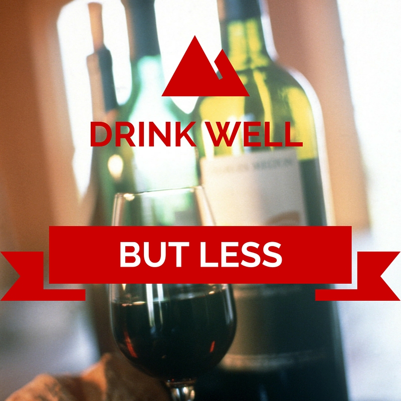 drink well but less wine organic tips