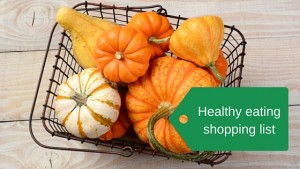Healthy eating list for your shopping